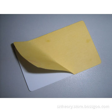 Plastic Blank Adhesive PVC Card (CR80)
